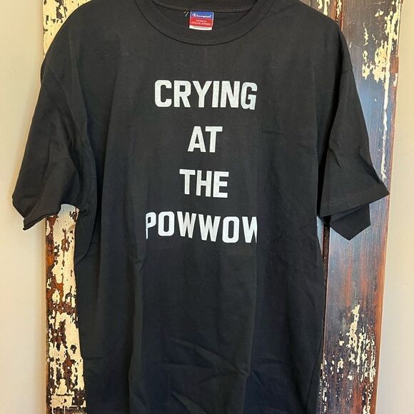 Native American unisex. Crying At The POW WOW Champion size L - Picture 1 of 6